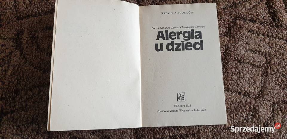 Alergia u dzieci D ChmielewskaSzewczyk Kraków