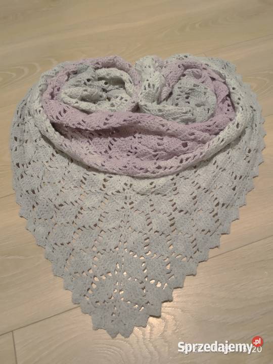 Chusta Szydełkowa Ombre Rękodzieło Prezent mazowieckie Warszawa sprzedam