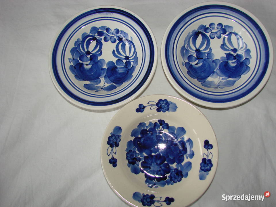 Włocławek fajansowy talerzyk Pruszcz Gdański