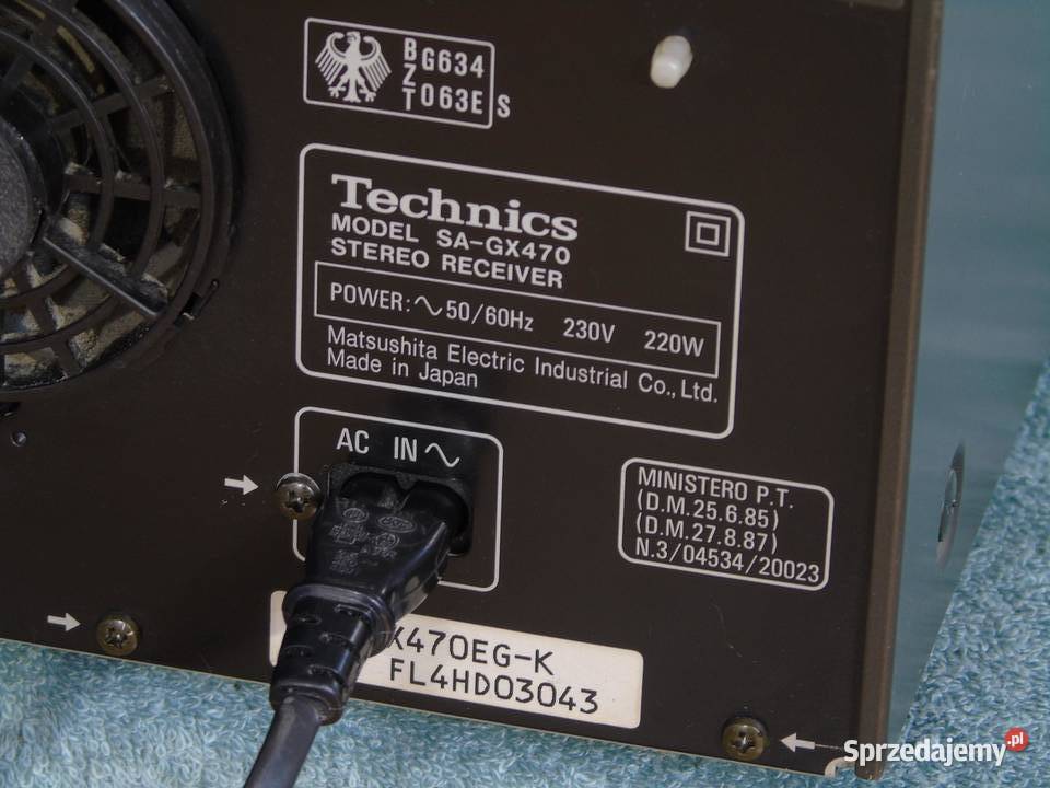 Wzmacniacz z radiem Technics SAGX 470 sprawny i Jasło sprzedam