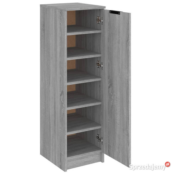 Szafka na buty szary dąb sonoma 30x35x100 mazowieckie Warszawa
