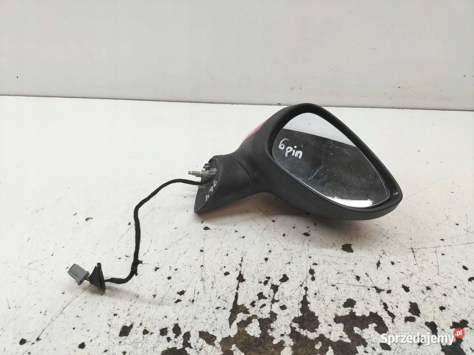 LUSTERKO PRAWE 6PIN EUROPA CZERWONE Ford Fiesta Lusterka zewnętrzne