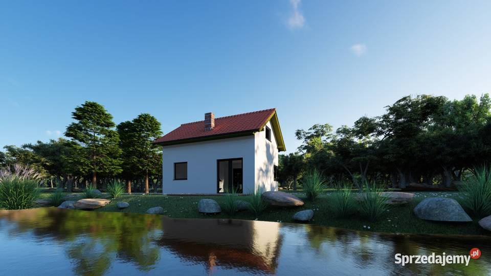Projekt domu ZG48 na zgłoszenie bez pozwolenia Dom i Ogród Sosnowiec