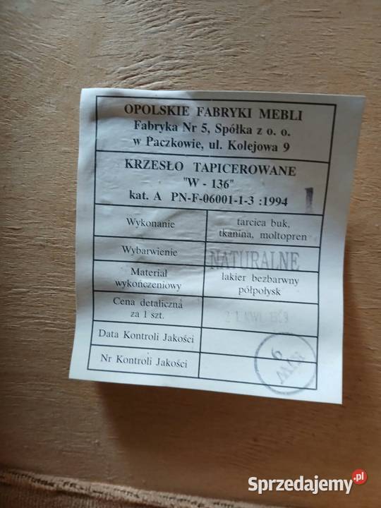 Krzesła Krosno