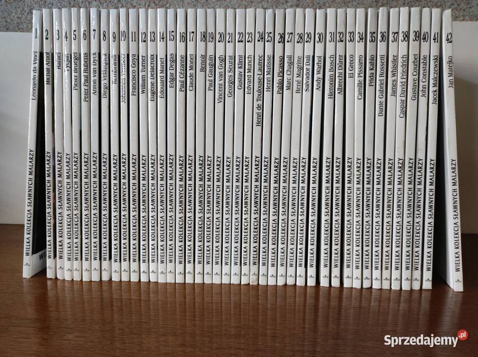 Wielka kolekcja sławnych malarzy 142 NOWE albumy Rok wydania 2006 Kielce