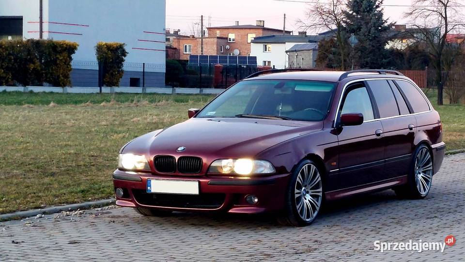 Bmw e39 25 LPG mpakiet piękna Royal Red hak śląskie