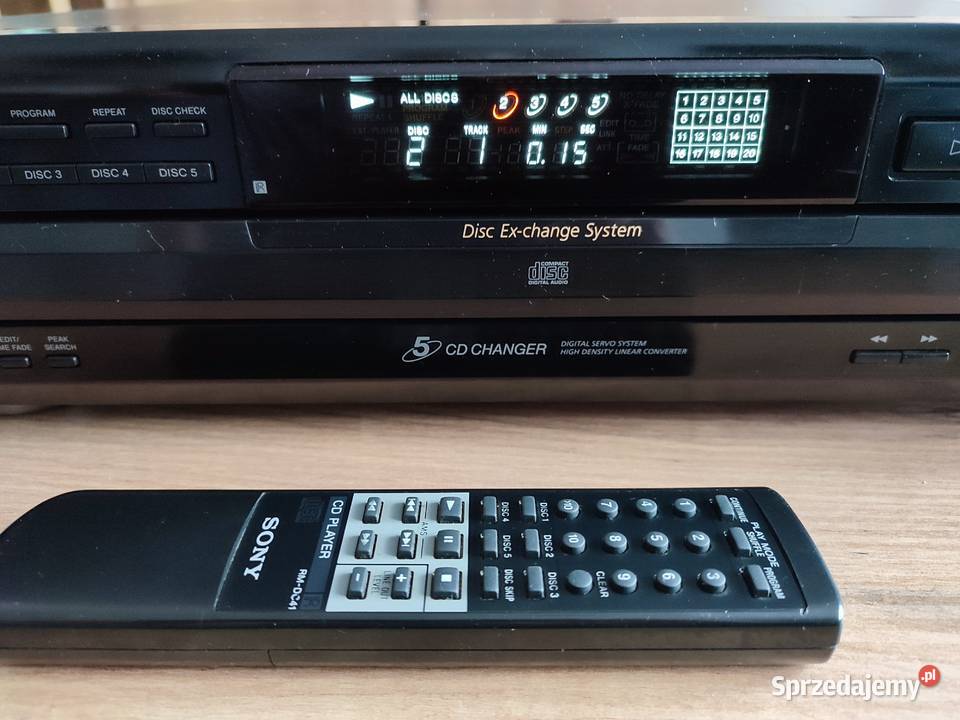 odtwarzacz cd SONY CDP315 pilot Myszków
