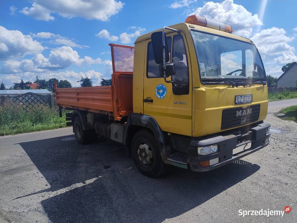 man 12163 wywrotka 3 stronna blokada mostu 7t nie Grabów nad Prosną