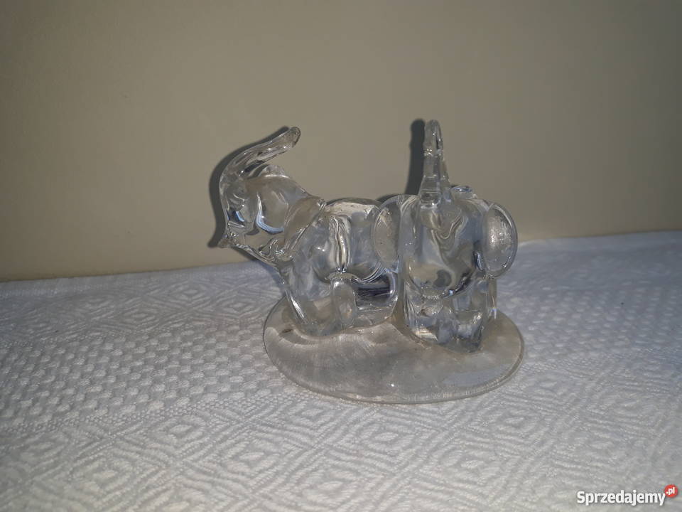 szkoło figurka para słoników słonie słonik