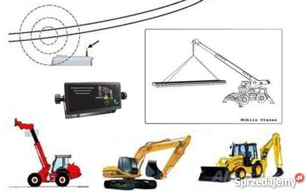 Dźwig żuraw sygnalizator napięcia czujnik lini w Części do maszyn budowlanych i rolniczych Nasielsk