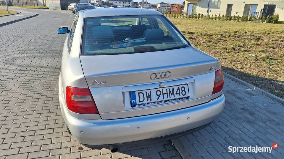 AUDI A4 B5 16 szyberdach NISKI PRZEBIEG ZAMIANA srebrny Wrocław