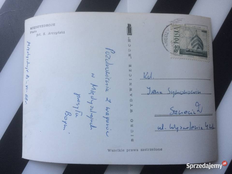 1088 Widokówka Międzyzdroje Szczecin