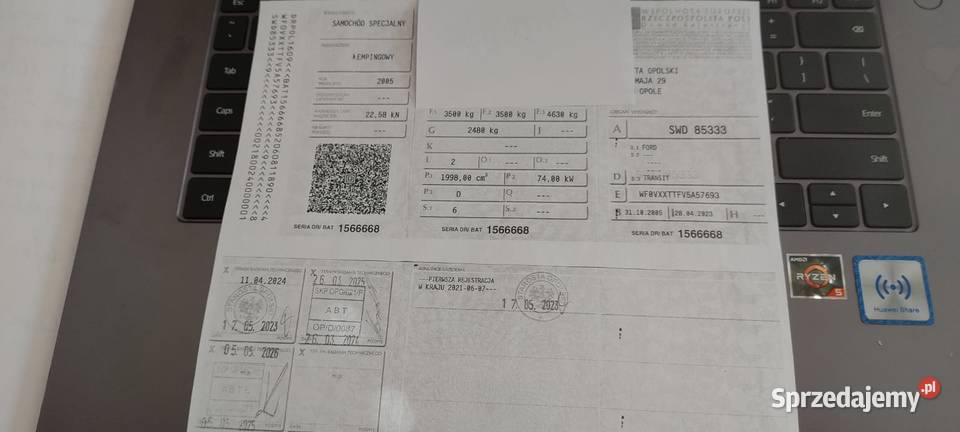 Kempingowy Ford Transit KrossoRimor opolskie Łubniany