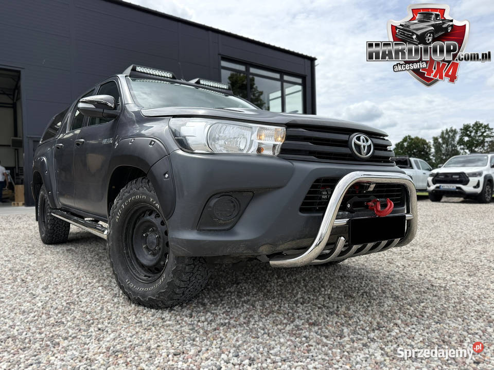 Orurowanie Toyota Hilux Niskie Kły Baranek Chrom Pozostałe Pasłęk