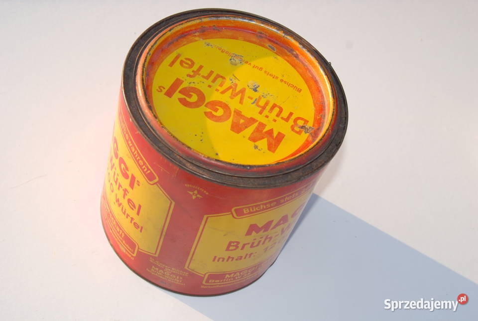 Stara puszka Niemiecka Maggi Wehrmacht racje śląskie Cieszyn