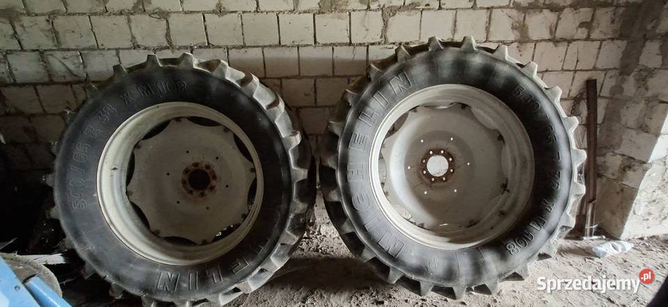 Dwa koła szerokie Michelin 54065 R38 XM 108 Gułów sprzedam