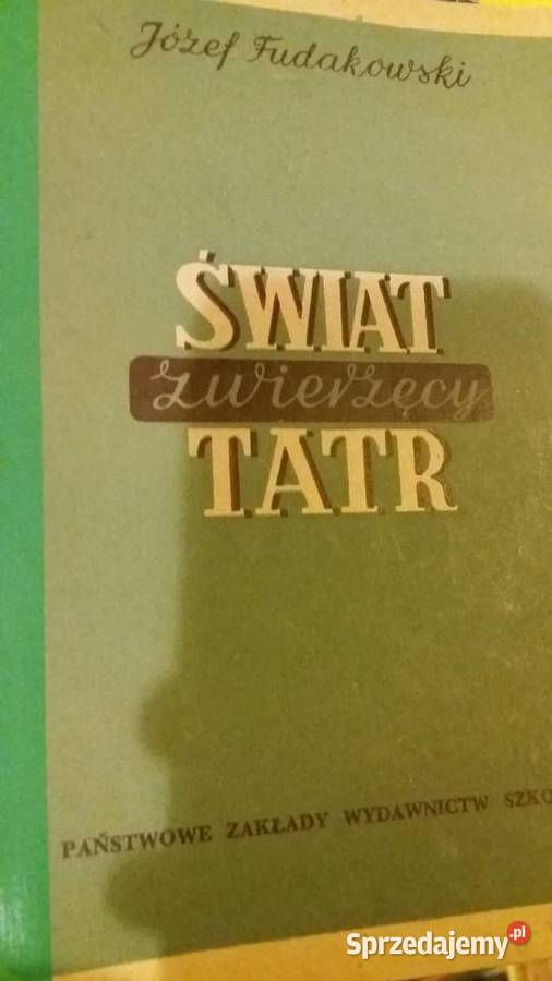 Świat zewnętrzny Tatr Fudakowski książki Warszawa