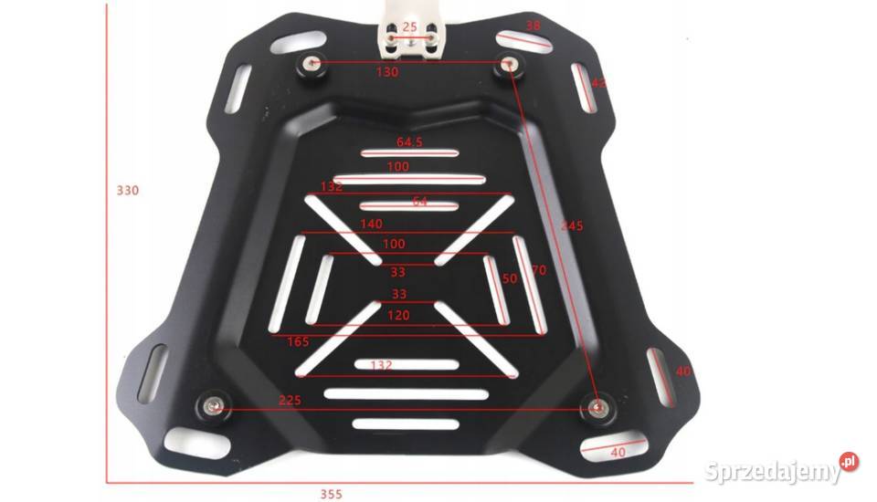 Kufer aluminiowy centralny 65 L do motocykla Sosnowiec