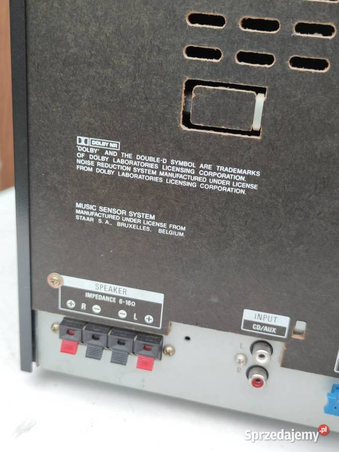 Sony xo700 wieża z lat 80 gramofon korektor deck