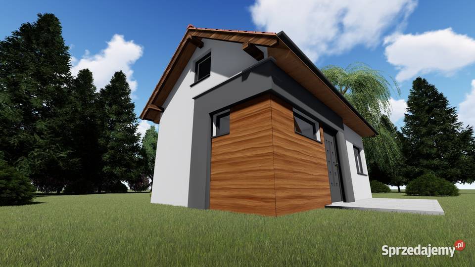 Projekt domu ZG36 na zgłoszenie 5 m ROD Sosnowiec sprzedam