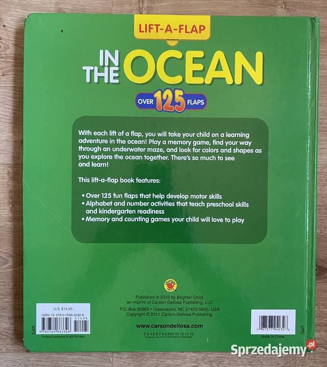 Książka dzieci In The Ocean Ruda Śląska
