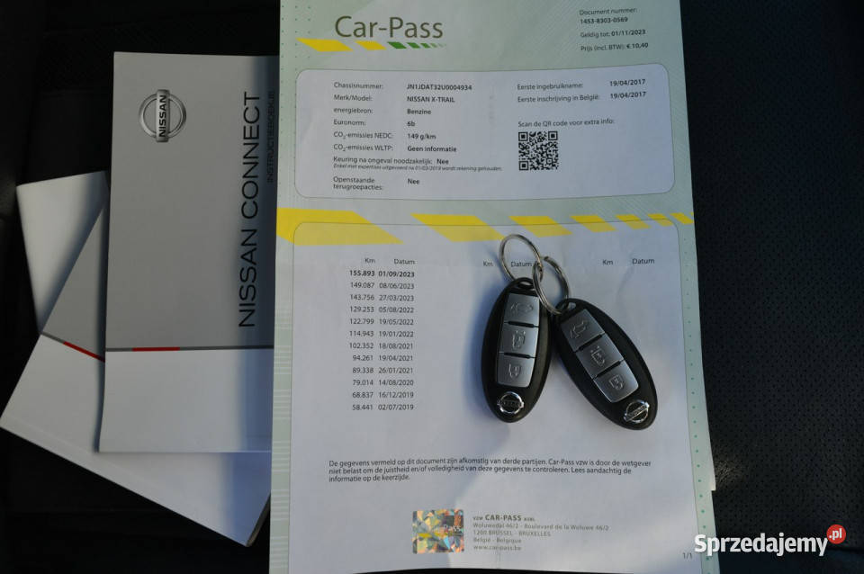 Nissan XTrail 16 DIGT 100 bezwypadkowy 7osób Hrubieszów