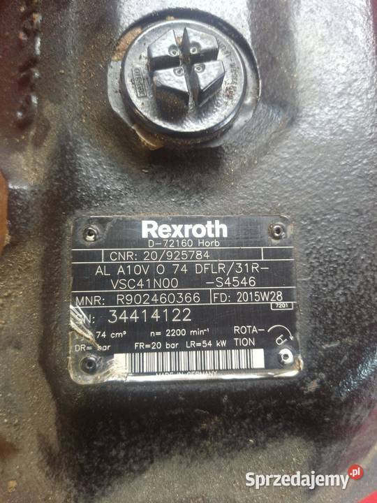 Obudowa pompy rexroth A10VO 74