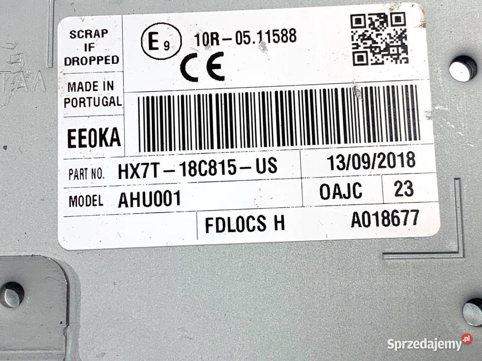 TUNER RADIA FORD ECOSPORT HX7T18C815US