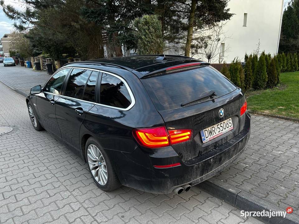 BMW Seria 5 520d Raty Prywatnie Automat Czujniki elektrycznie ustawiane fotele Seria 5 Wrocław