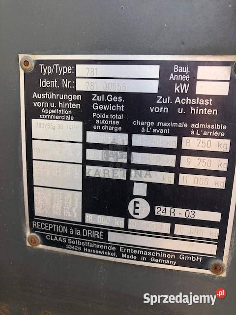Claas Xerion 3300 CZĘŚCI wielkopolskie Jastrzębniki
