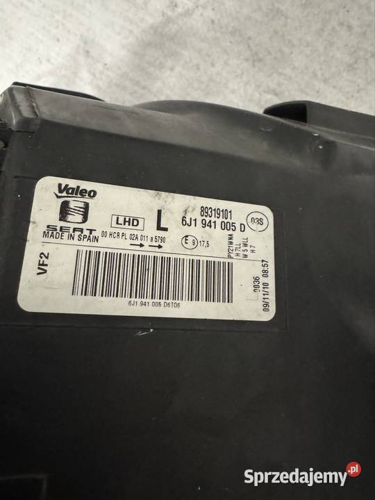Lampa lewy przód Seat Ibiza IV 0812 Jasienica sprzedam