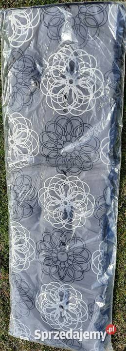 Poduszka na leżak 190x60x6 grafit srebro Germany śląskie Gaszowice