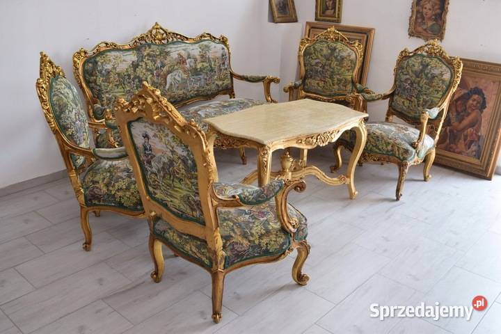 MYŚLIWSKI Barokowy Komplet Wypoczynkowy