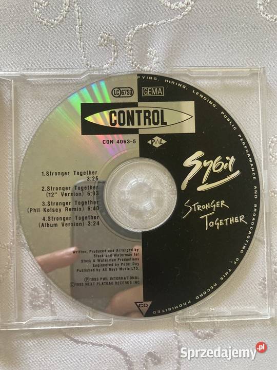 Płyta CD Single Sybil Stronger Together Lata 90 Czerwionka-Leszczyny