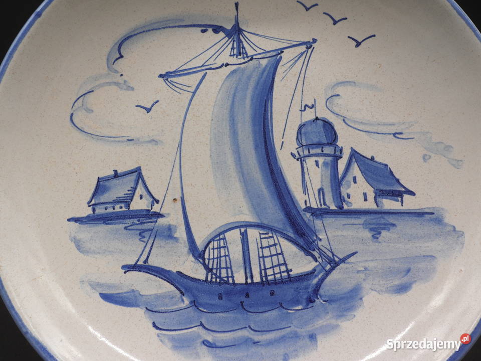 Ceramiczny talerz ścienny JASBA Raszków