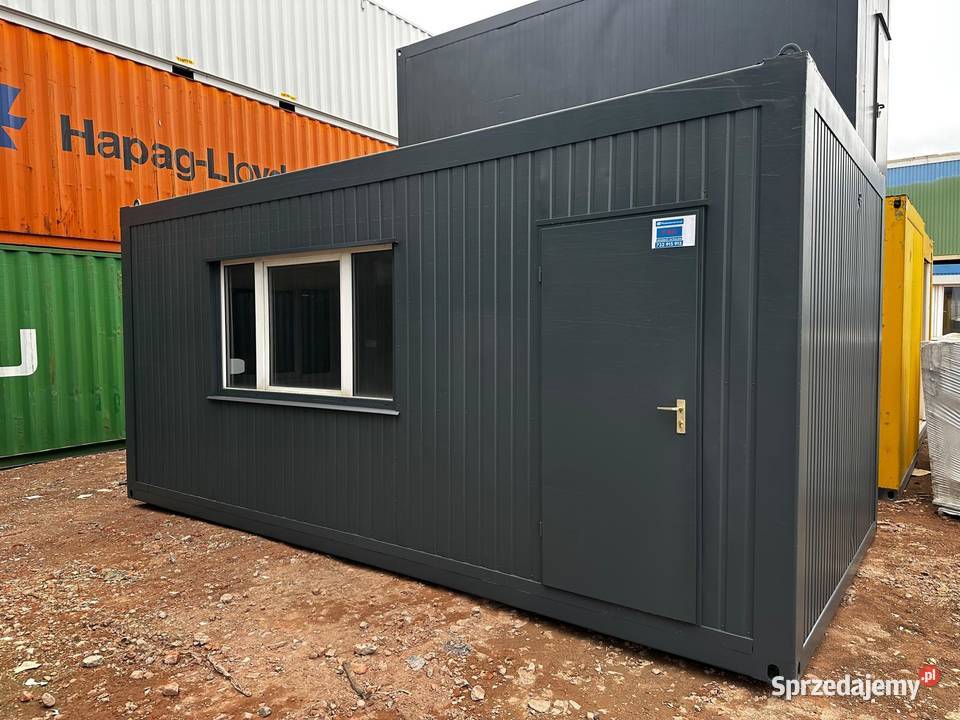 KONTENER BIUROWY MIESZKALNY 3 x 6 M Z ANEKSEM Wrocław