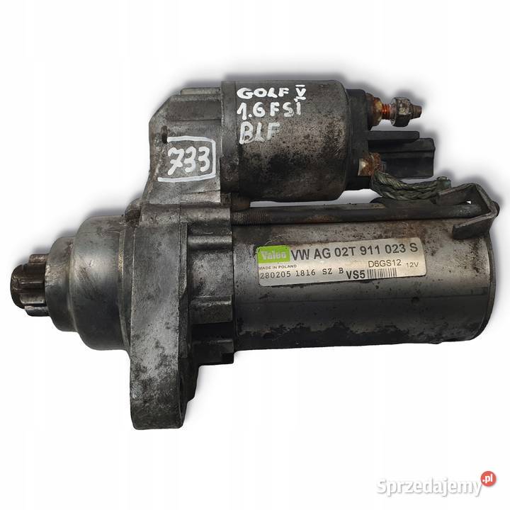 ROZRUSZNIK VW Golf V A3 8P 16 FSI valeo osobowe Chełm sprzedam