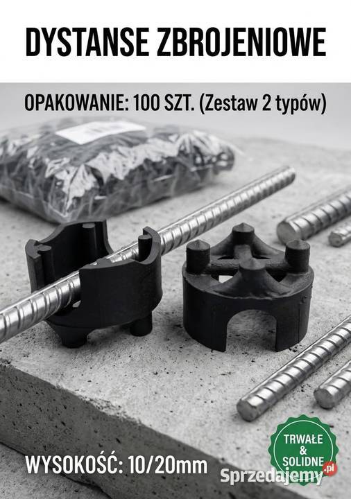 Dystanse zbrojeniowe 1020 mm BARYŁKA podkładki Rzeszów