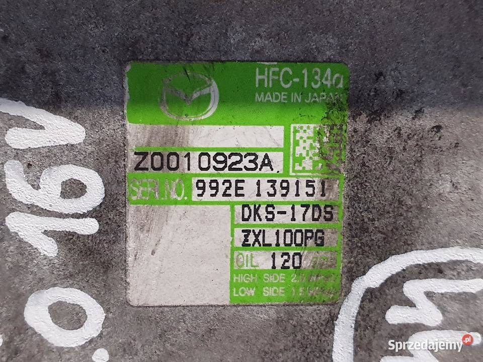 SPRĘŻARKA KLIMATYZACJI Mazda 6 II GH 20 16V Chełm