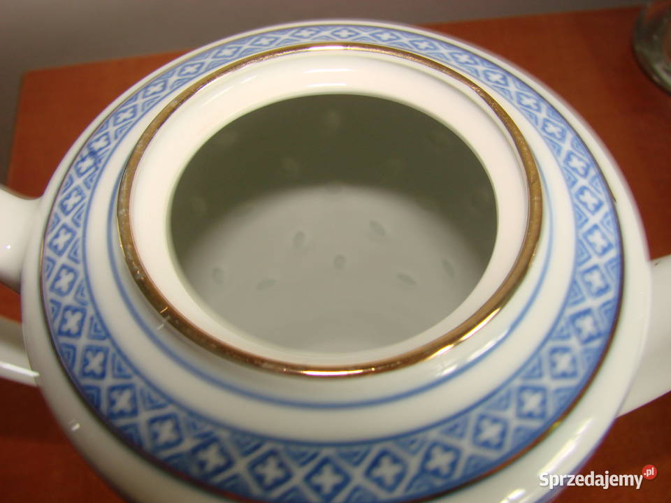 chińska porcelana ryżowa czajniczek Pruszcz Gdański