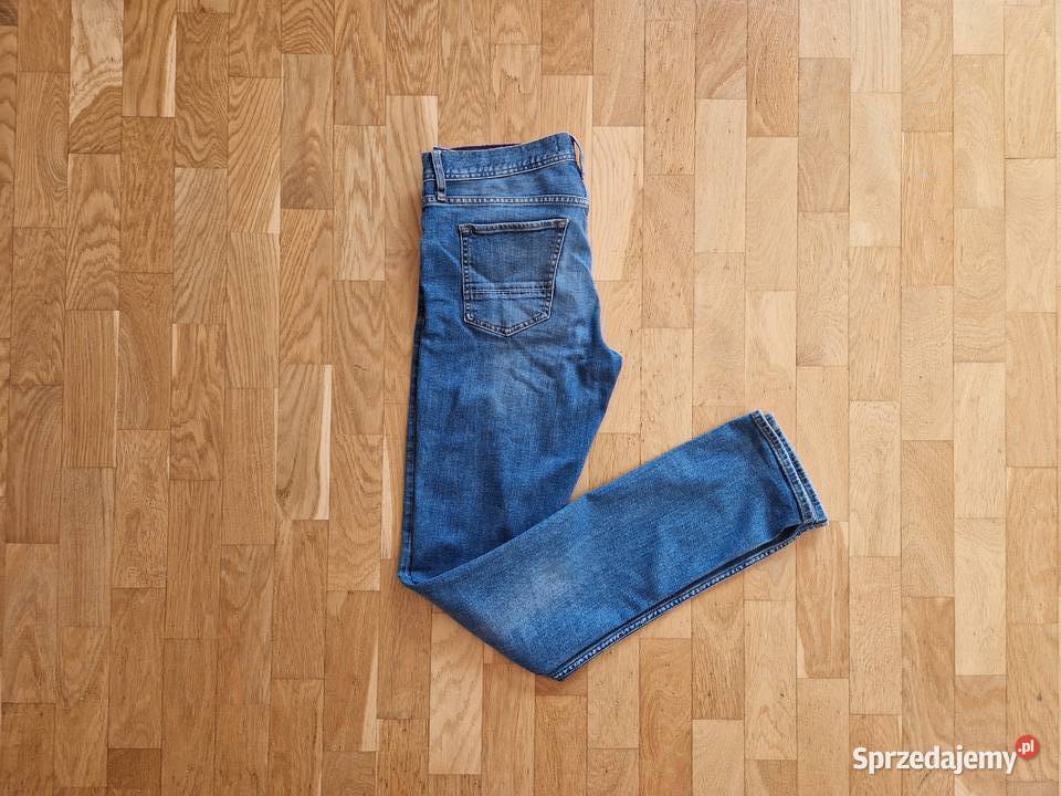 Spodnie męskie dżinsy niebieskie Tommy Hilfiger Rozmiar S małopolskie Bibice