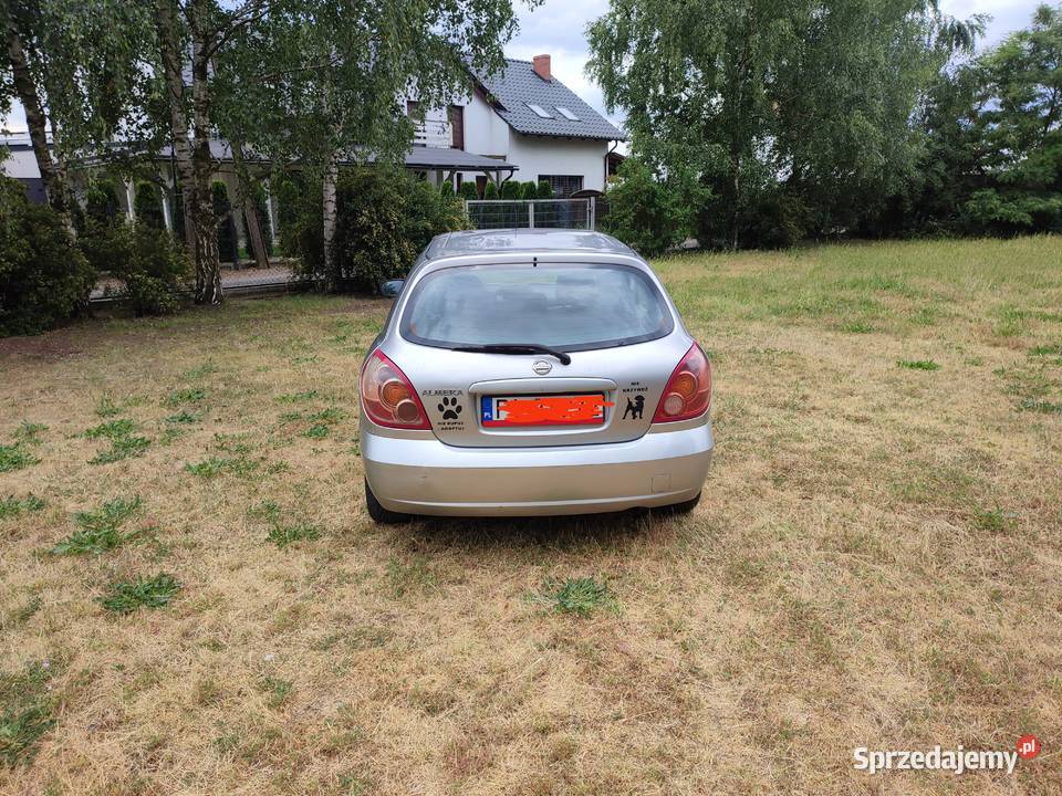 Nissan Almera 18bNowy Przeglądkoła zimoweklima Rok produkcji 2002 Leszno