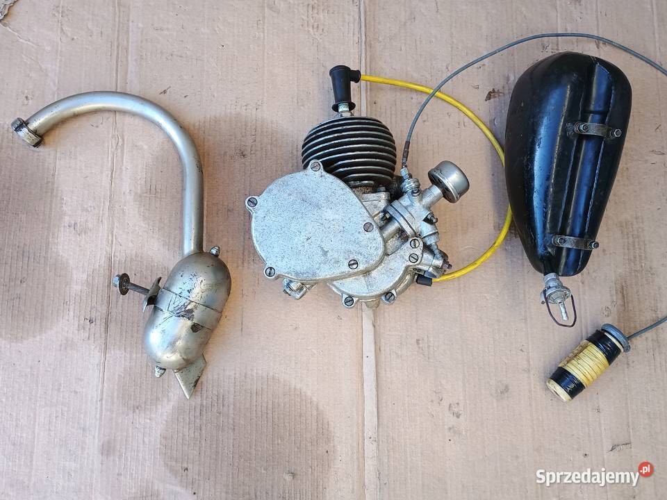 Rower z silnikiem zabytkowy zabyteksilnik KO D4 Motoryzacja