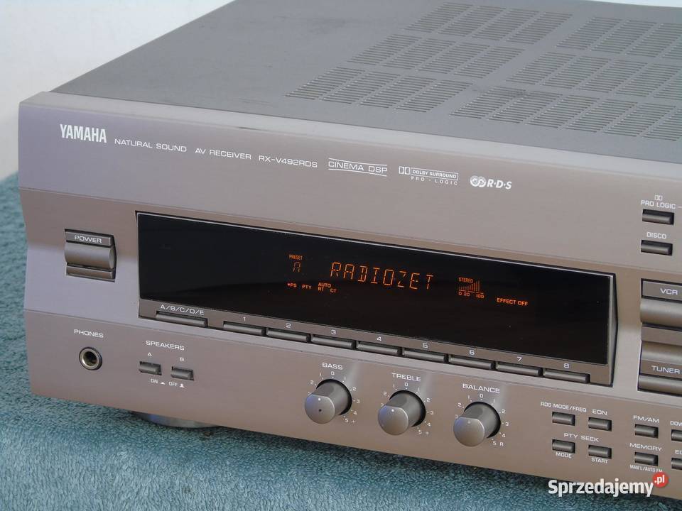 Amplituner Yamaha RXV492 RDS mocny i sprawny Jasło