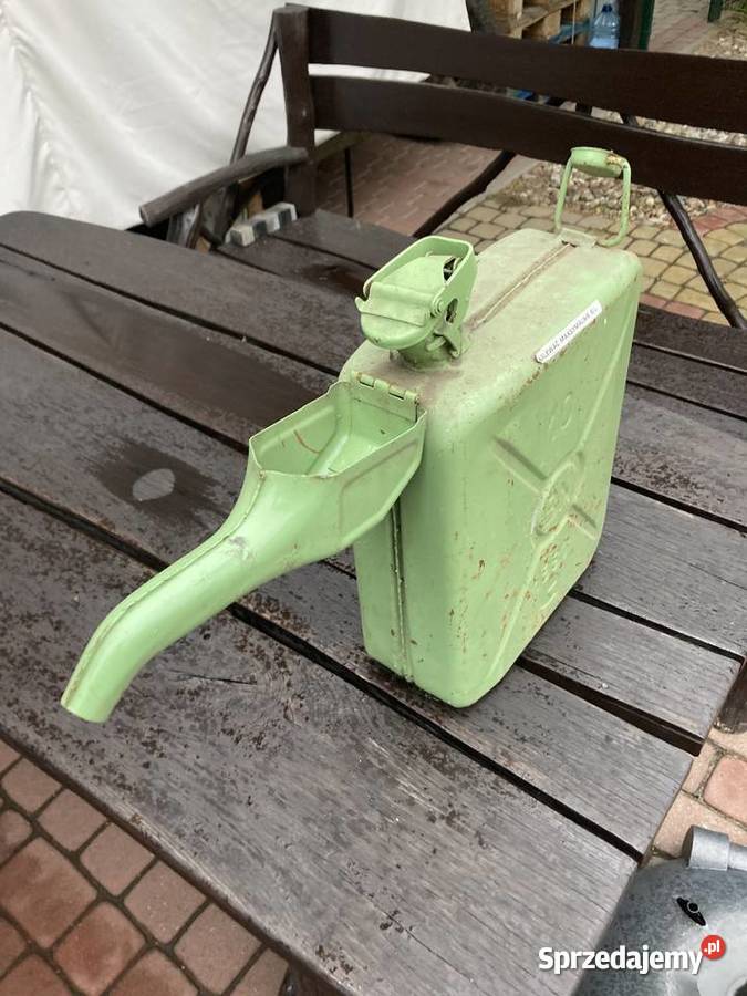 Kanister PRL 10l Fiat 126p 125p zielony stan dolnośląskie