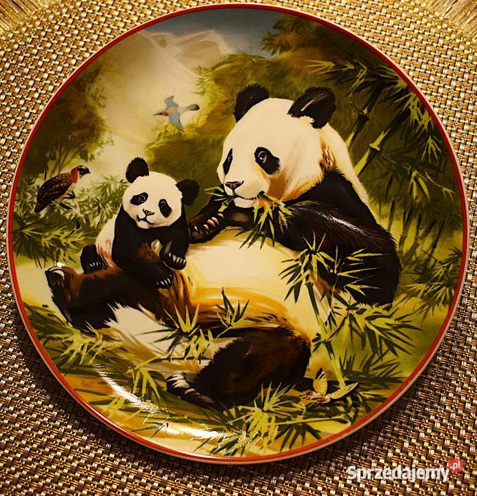Panda talerz ozdobny porcelanowy VilleroyBoch Chełmno