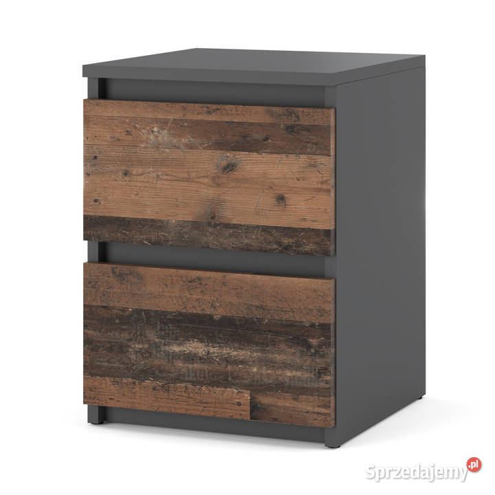 Szafka Nocna 2 Szuflady Stolik Loft Nowoczesny Elbląg