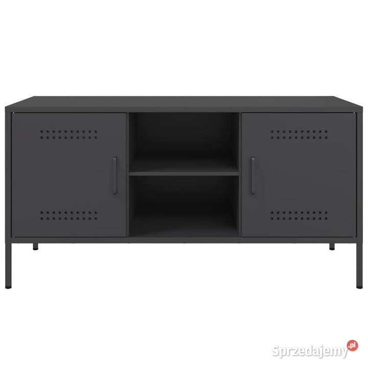 Szafka pod telewizor czarna 1005x39x505 stalowa Warszawa