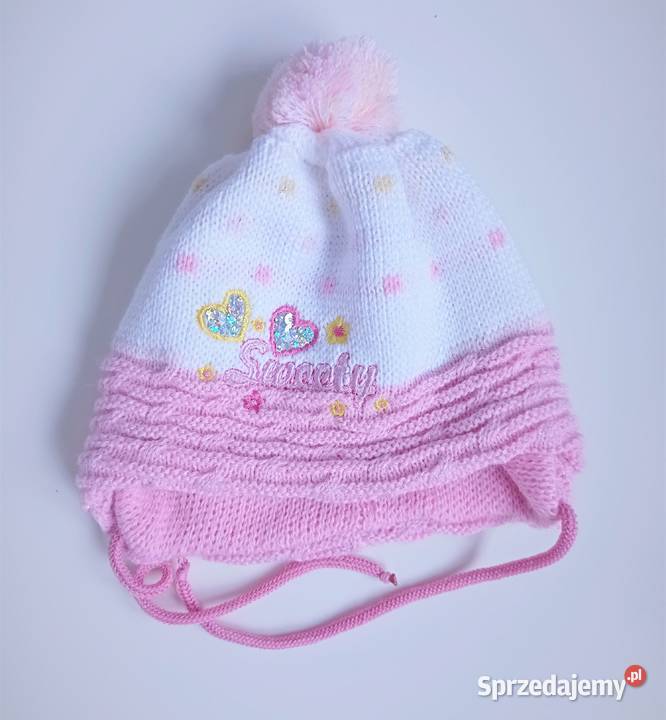 Nowa czapka zimowa z pomponem 5052 Sweet śląskie Katowice