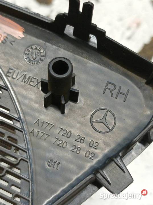 OSŁONA MASKOWNICA GŁOŚNIKA PRAWY TYŁ KPL